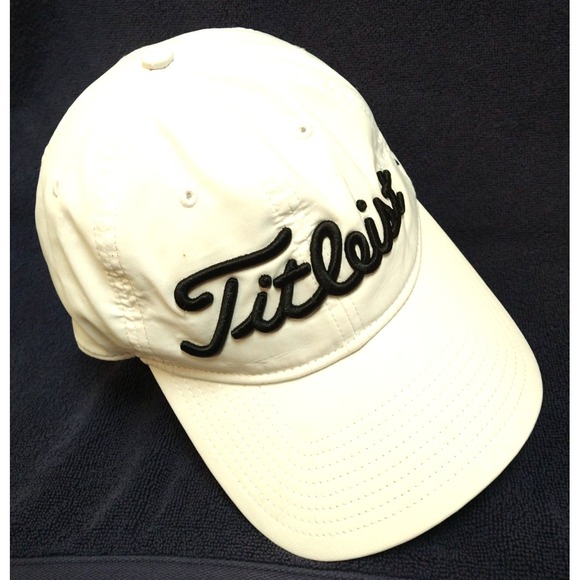 Titleist Other - Titleist  Men's  Performance Golf Hat - white with black lettering, adj size